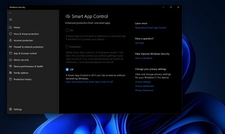 Что такое Smart App Control в обновлении Windows 11 версии 2022?